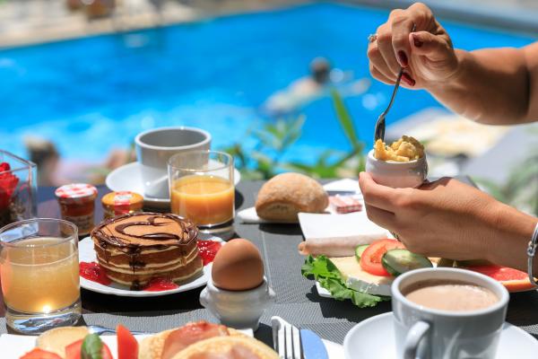 Healthy and tasty breakfast ideas at the hotel